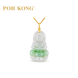 POH KONG 750/18K Yellow Gold God Of Mercy Pendant