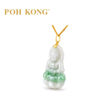 POH KONG 750/18K Yellow Gold God Of Mercy Pendant