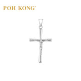 POH KONG 375/9K White Gold Divine Grace Crucifix Pendant