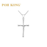 POH KONG 375/9K White Gold Divine Grace Crucifix Pendant