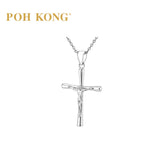POH KONG 375/9K White Gold Divine Grace Crucifix Pendant