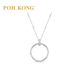 POH KONG 750/18K White Gold Eternal Orbit Necklace