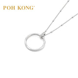 POH KONG 750/18K White Gold Eternal Orbit Necklace