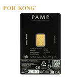 POH KONG 999.9/24K PAMP x Fender 80th Anniversary Limited Edition Gold Bar (1G)