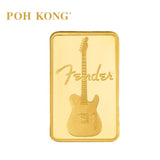POH KONG 999.9/24K PAMP x Fender 80th Anniversary Limited Edition Gold Bar (1G)