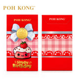 POH KONG 999.9/24K Happy Birthday Gold Wafer Coin