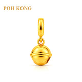 POH KONG 916/22K Yellow Gold Smooth Round Bell Pendant