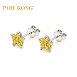 POH KONG 750/18K Yellow Gold Yellow Sapphire Earrings