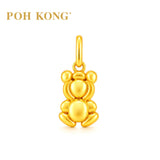 POH KONG 916/22K Yellow Gold Bear Pendant
