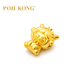 POH KONG 999/24K Yellow Gold Goat Zodiac Charm Pendant