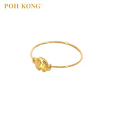 POH KONG 916/22K Yellow Gold Elephant Mini Ring