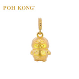 POH KONG 916/22K Yellow Gold Cute Penguin Pendants