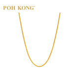 POH KONG 916/22K Yellow Gold V Shape Chain Necklace_025