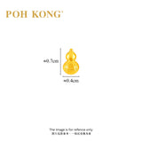 POH KONG 999.9/24K Yellow Gold Bottle Gourd Beads