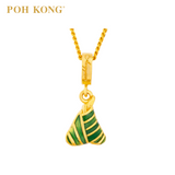POH KONG 916/22K Yellow Gold Anggun Ketupat Pendant