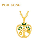 POH KONG 916/22K Yellow Gold Auspicious Prosperous Serenity Pendant