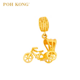 POH KONG 916/22K Yellow Gold Anggun Tricycle Charm Pendant (2019)