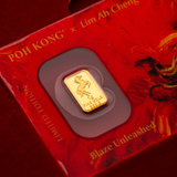 ( Limited Edition ) POH KONG x Lim Ah Cheng 999.9 (24K) Year of the Horse Gold Bar Set
