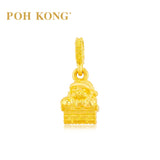 POH KONG 916/22K Yellow Gold Santa Claus Pendant