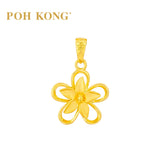 POH KONG 916/22K Yellow Gold Anggun Collection Jasmine Pendant