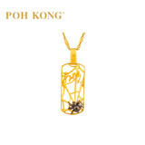 POH KONG Tranz 916/22K Yellow Gold Nature Collection Pendant