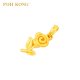 POH KONG 916/22K Yellow Gold Roses Pendant