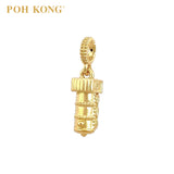 POH KONG 916/22K Yellow Gold Train Pendant