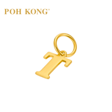 POH KONG 916/22K Yellow Gold Exquisite Alphabet Pendant T