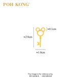 POH KONG Disney Go Local 916/22K Gold Mickey Key Pendant