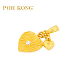 POH KONG 916/22K Yellow Gold Anggun Manja Heart Pendant
