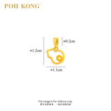 POH KONG 916/22K Auspicious 3D Hollow Gourd Pendant