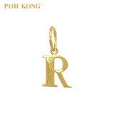 POH KONG 916/22K Yellow Gold Exquisite Alphabet Pendant R
