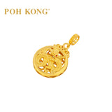 POH KONG 916/22K Happy Love Endless Happiness Dragon Pendant (2023)