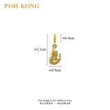 POH KONG 916/22K Yellow Gold Prawn Pendant