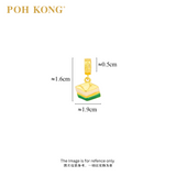 POH KONG Karya Anggun 916/22K Yellow Gold Kuih Talam Charm