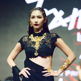 Poh Kong 916/22k Gold Tranz Corallia Series