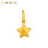 POH KONG 916/22K Yellow Gold Lucky Star Pendant