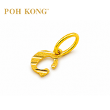 POH KONG 916/22K Yellow Gold Exquisite Alphabet Pendant C