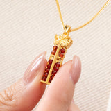 POH KONG 916/22K Gold Auspicious Wealth-Attracting Golden Toad Pendant