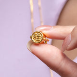 POH KONG 916/22K Gold Auspicious Victory Horse Pendant