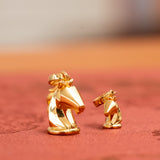 POH KONG 916/22K Gold Auspicious Victory Horse Pendant