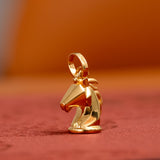 POH KONG 916/22K Gold Auspicious Victory Horse Pendant
