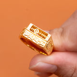 POH KONG 916/22K Gold Auspicious Wealth Attraction Ring