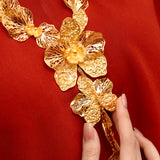 POH KONG 916/22K Bunga Orkid Lantai Leher