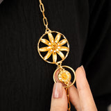 POH KONG 916/22K Anggun Bunga Tanjung Mekar Rantai Leher