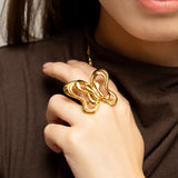 Poh Kong 916/22k Gold Tranz Fluttering Splendor Series
