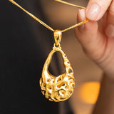 Poh Kong 916/22k Gold Tranz Art Deco Pendant