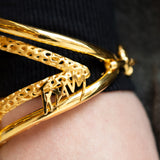 Poh Kong 916/22k Gold Tranz Webbed Edges Series