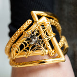 Poh Kong 916/22k Gold Tranz Webbed Edges Series