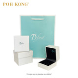 POH KONG 750/18K White Gold D'first Diamond Pure Affection Necklace